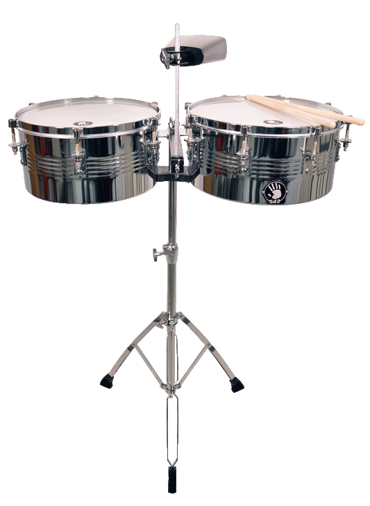 5d2 Chrome Timbal with Stand 13” & 14”