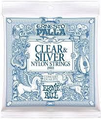 Ernie Ball Ernesto Palla Clear and Silver Nylon String Set